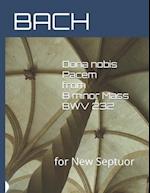 Dona nobis Pacem from B minor Mass BWV 232: for New Septuor 