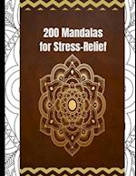 200 Mandalas for stress relief