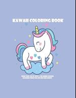 Kawaii Coloring Book: More Than 100 Cute & Fun Kawaii Doodle Coloring Pages for Kids , Adults , boys & girls 