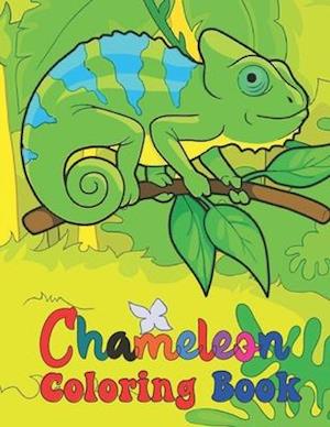 Chameleon Coloring Book: Easy Chameleon Coloring Books For Kids And Adults Relaxing, Stress Relieving Unique Designs Chameleon Coloring Pages.