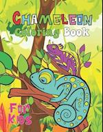 Chameleon Coloring Book For Kids: Cute Chameleon Coloring Books.30 Unique Designs For All Ages Kids Toddlers, Teens, and Preschool. 