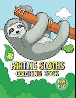 Farting Sloths Coloring Book For Kids: Stress Relieving Farting Sloths With Greatly Relaxing And Beautiful Fall Inspired Designs For Kids 