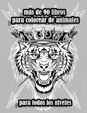 más de 90 libros para colorear de animales para todos los niveles