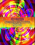 100 Creative Haven Flower Mandalas Malbuch