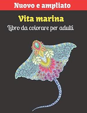 Vita marina Libro da colorare per adulti