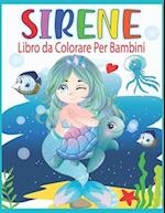 Sirene Libro da Colorare Per Bambini