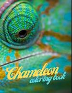 Chameleon Coloring Book: Cute Lovely Funny Easy Awesome Chameleon Animal Coloring Book Designs For Stress Relieving And Relaxation For Adults And Teen