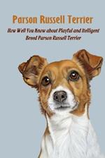 Parson Russell Terrier: How Well You Know about Playful and Itelligent Breed Parson Russell Terrier: Parson Russell Terrier Full Profile, History and 