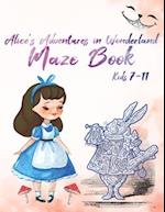 Alice's Adventures in Wonderland Maze Book, Kids 7-11 