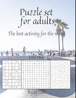 Puzzle set for adults: The best activity for the mind Part 6 