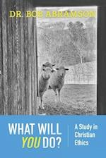 What Will You Do?: A Study in Christian Ethics 