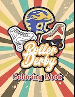 Roller Derby Blades Skates for Women and Kids Coloring Activity Book 
