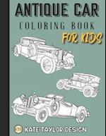 Antique car coloring book for kids: Classic car coloring book for kids 