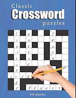 Classic Crossword Puzzles with answers: Ultimate 100 crossword puzzles for Adults and Seniors 