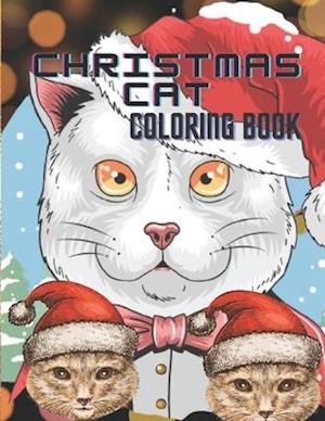 Christmas cat coloring book: Best quality Christmas cat coloring book for kids