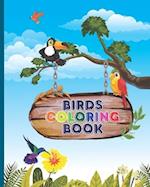 BIRDS COLORING BOOK 