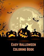Easy Halloween Coloring Book for Kids 
