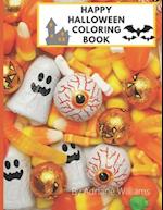 Happy Halloween Coloring Book: For Toddlers and Kids 