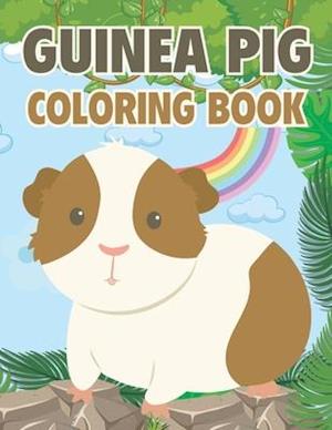 Guinea Pig Coloring Book : Coloring Book filled with Guinea Pig designs