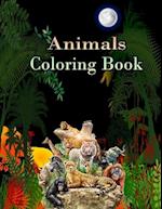 Animals Coloring Book: Educational Coloring 50 Pages animals for Kids Ages 3-8 