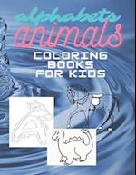 alphabets animals coloring books for kids 