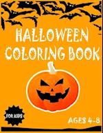 Halloween Coloring Book For Kids Ages 4-8: Halloween Coloring Book for Kids Ages 4-8 Pages 49 