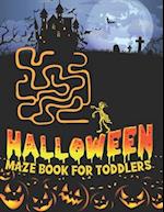 Halloween Maze Book for Toddlers 