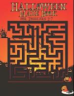 Halloween Maze Book for Toddlers 2-7 