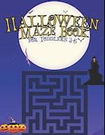 Halloween Maze Book for Toddlers 3-6 