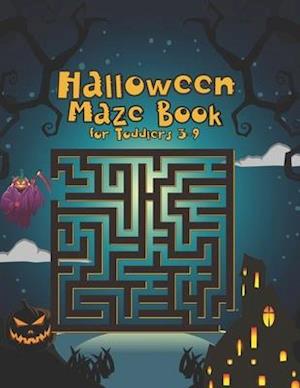 Halloween Maze Book for Toddlers 3-9