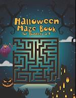 Halloween Maze Book for Toddlers 3-9 