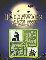 Halloween Maze Book for Toddlers 4-8 