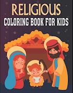 Religious Coloring Book for kids: Nativity Coloring Book Contains 50 page drawings 