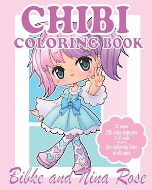 Chibi Coloring Book : Kawaii Princes and Princesses Lolita Fashion