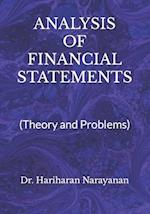 ANALYSIS OF FINANCIAL STATEMENTS: (Theory and Problems) 