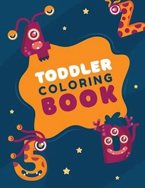 TODDLER COLORING BOOK: Fun Pages to Color for Girls, Kids 3-6 ANS COLORING Butterflies , Ladybug