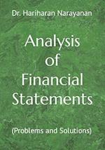 Analysis of Financial Statements : (Problems and Solutions) 