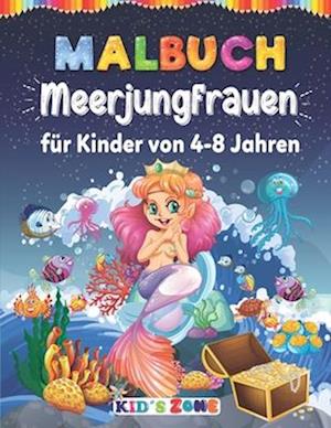 Malbuch Meerjungfrau