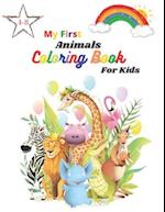 My First Coloring Book For Kides Ages 4-8: children's activity coloring books for toddlers and kids ages 4-8 for kindergarten & preschool 