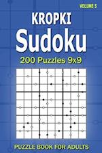 Kropki Sudoku Puzzle Book for Adults: 200 Puzzles 9x9 (Volume 5) 