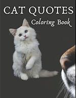 Cat Quotes Coloring Book: Cat Coloring Book: Adults Cat Mom Coloring Book/ Best Mom Gift 