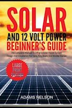 Solar and 12-Volt Power Beginner's Guide