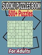 Sudoku Puzzles Book 500+ Puzzles for Adults: Easy to Medium Puzzles with Answers 