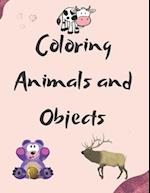 Coloring Animals and Objects