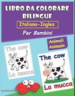 Libri Da Colorare Bilingue Inglese-Italiano Per Bambini