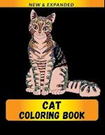 CAT COLORING BOOK (NEW & EXPANDED): Wonderful Cat Coloring Book For Cat Lover, kids, Adults 