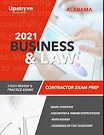 2021 Alabama Business and Law Contractor Exam Prep: Study Review & Practice Exams 