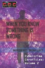 When You Know Something is Wrong: Cybercrime Chronicles Volume 2 