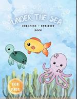 Ocean Animals Activity and Coloring Book For Kids: Coloring, Mazes, and More for Ages 3-8 (Fun Activities for Kids) 