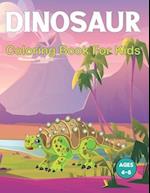 Dinosaur Coloring Book for Kids: A Fun Dinosaurs Coloring Book for Boys and Girls with Amazing 50 Image to Color for Relaxing. 